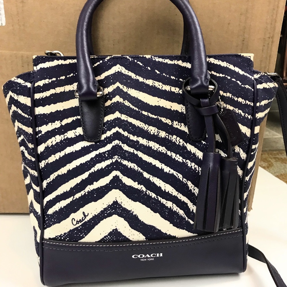 Zebra Print Coach Crossbody Purse